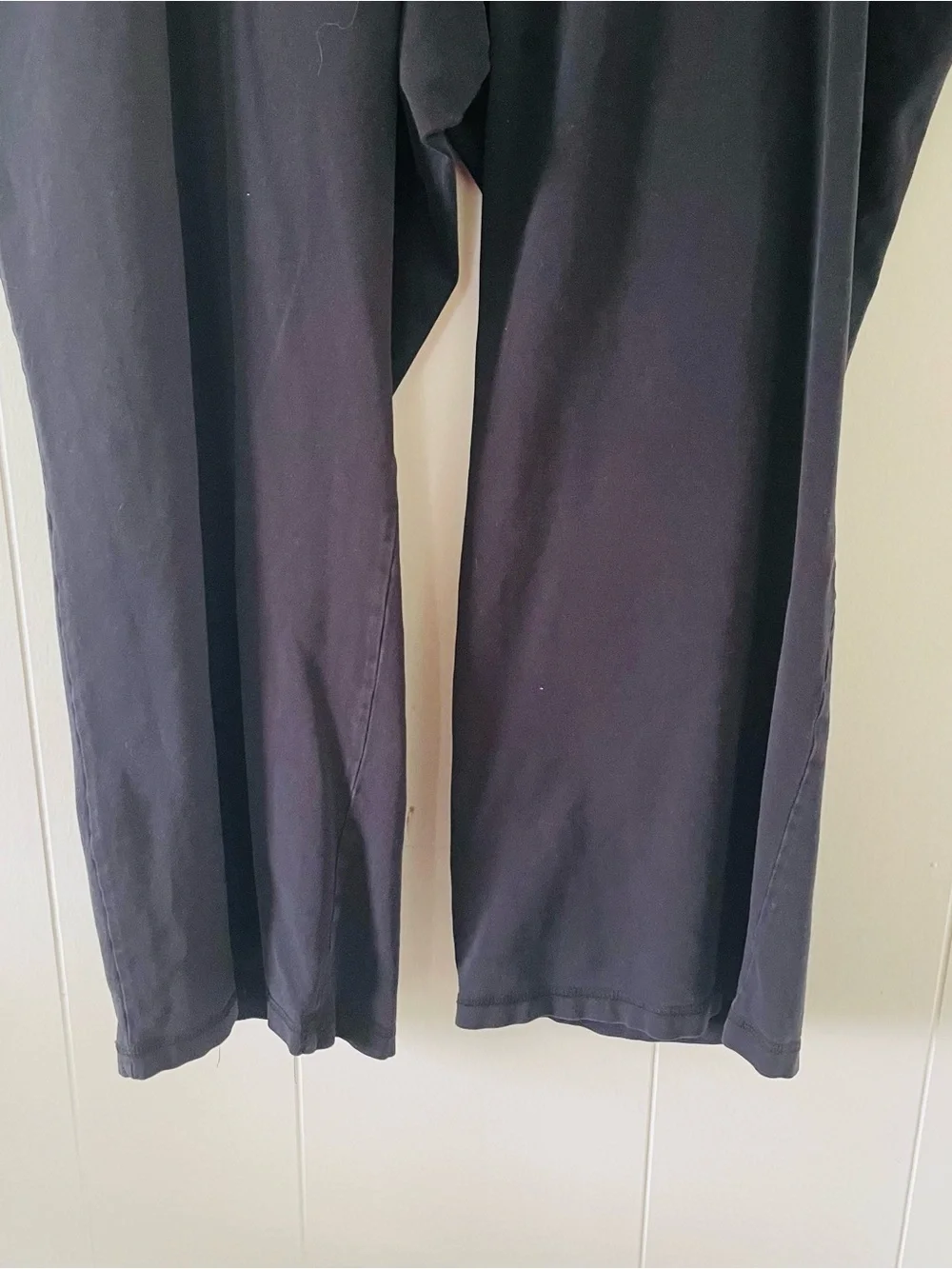Black Stretch Casual capris Pants